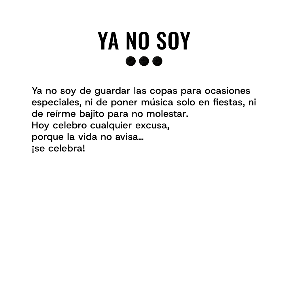 YA NO SOY...